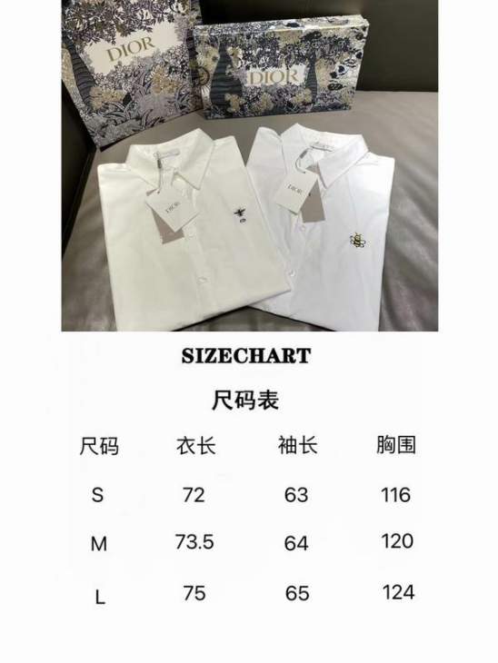 Picture of Dior Shirt Long _SKUDiorS-Lfxtx0226181
